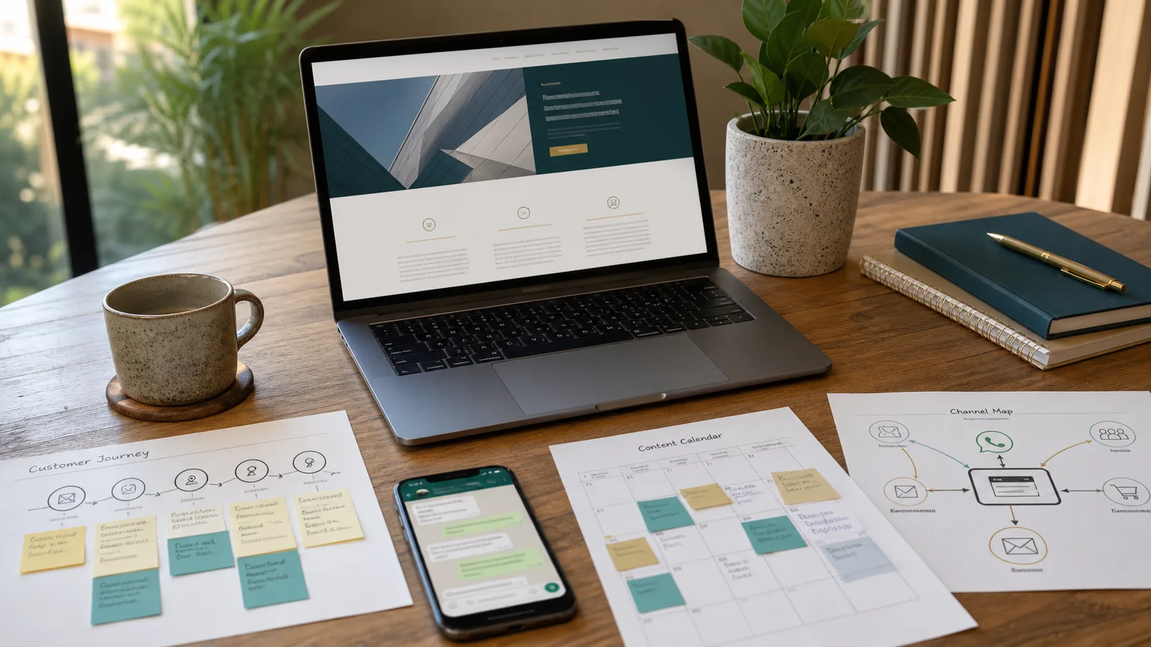 Presencia digital estratégica conectada con web, canales comerciales y experiencia del cliente